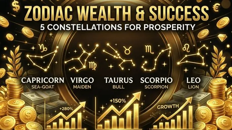 ¿Qué signo del zodiaco gana más dinero? Top 5 signos financieros