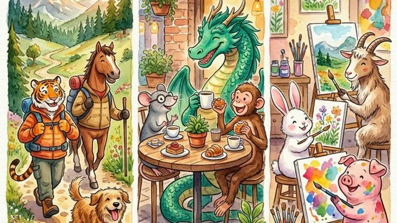 Los Cinco Elementos: 4 Grupos de Amigos del Zodiaco Más Compatibles