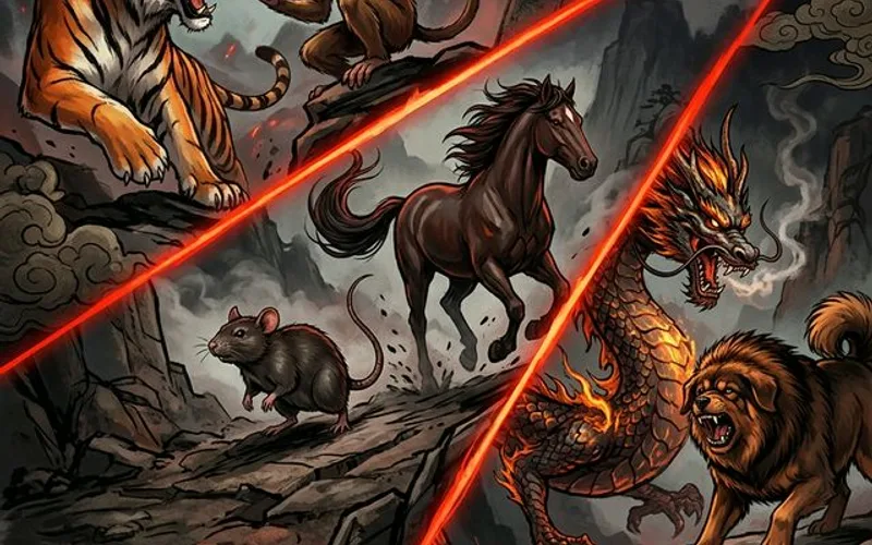 6 pasangan zodiak bertentangan